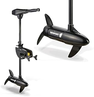 Newport NV-Series 55lb Thrust Saltwater Transom Mounted Trolling Electric Trolling Motor w/ LED Battery Indicator & 30