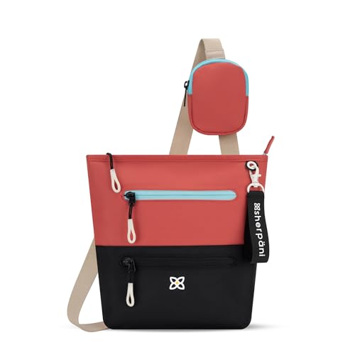 Image of Sherpani Sadie, Nylon Crossbody Bag, Lightweight Shoulder Bag, Travel Cross Body Purse, Crossbody Bags for Women, RFID Protection with Removable Coin Purse (Reef)