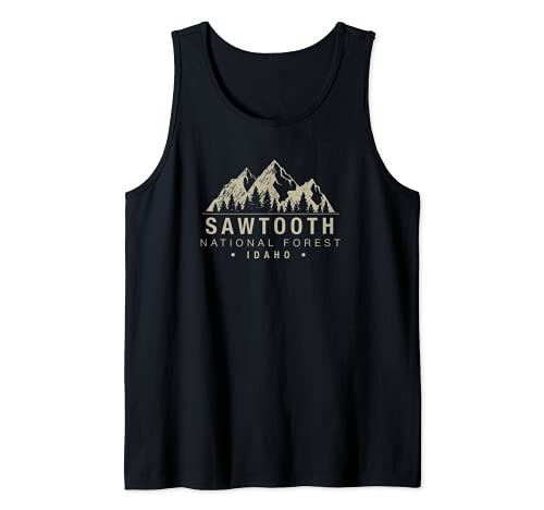 Sawtooth Bosque Nacional Idaho Camiseta sin Mangas