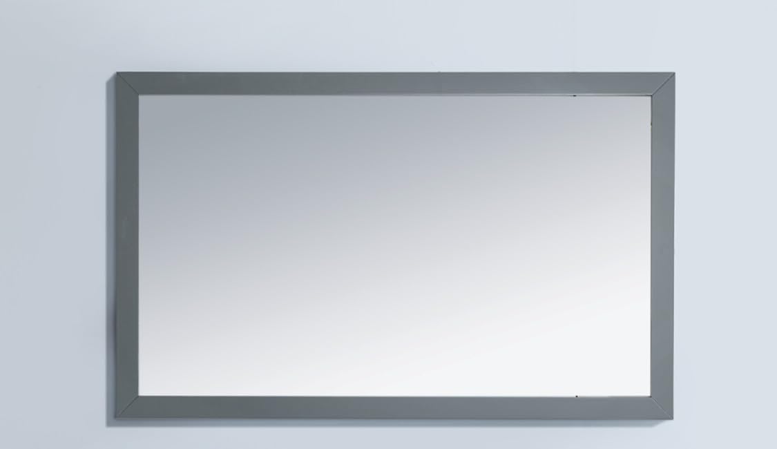 Miseno MM-STER48 Sterling 48" W x 30" H Rectangular Wood Framed Bathroom Wall Mirror - Espresso