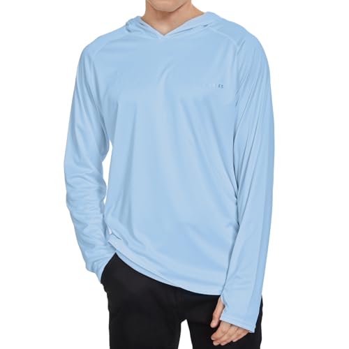 HUAKANG Herren Kapuzenpullover Shirt Langarm...