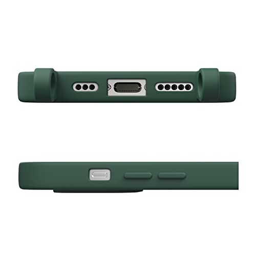 ZTOFERA-Crossbody-Case-for-New-Phone-1-67-inch-with-Lanyard-Strap-Adjustable-Rope-Liquid-Silicone-Soft-Cover-Dark-Green