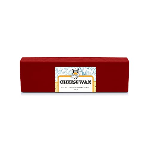 Fermentaholics Red Cheese Wax - 1 lb. Food Grade Premium Cheesemaking Wax for Hard and Aged Cheeses – Protect and Preserve Your Cheese