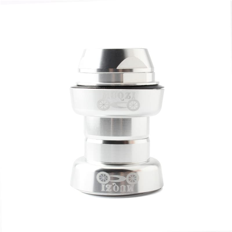 Jeu De Direction De Vélo En Métal – 30 Mm – Roulement Fourche VTT – Capuchon Supérieur – Noir – Installation Sans Outil – 4,5 Cm