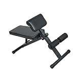 Banco de pesas ajustable, equipo de ejercicios abdominales, capacidad de carga de 200 kg, for ejercicios y entrenamientos de press con mancuernas y barra.