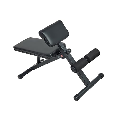Banco de pesas ajustable, equipo de ejercicios abdominales, capacidad de carga de 200 kg, for ejercicios y entrenamientos de press con mancuernas y barra.