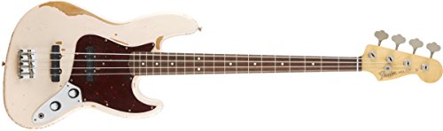 FENDER 0141020356 puces Jazz Bass touche Palissandre roadworn Coque Rose pour Guitare électrique - Les Beatles, Paul McCartney, John Lennon, RIngo Starr, George Harrison FENDER 0141020356 puces Jazz Bass touche Palissandre roadworn Coque Rose pour Guitare électrique