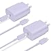 Type C Charger, 2-Pack 25W Type C Fast Charging Block with 6ft USB C Charger Cable Compatible with Galaxy S23 Ultra/S23+/S22/S21/S20/Phone 16/16 Plus/16 Pro Max/15/15 Pro Max/15 Plus-Purple