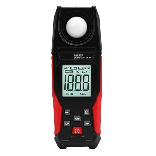 Luxómetro digital LCD con sensor giratorio AUNMAS de 0.1 a 200000LX