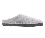 Birkenstock Zermatt Shearling Lined Narrow Slipper - Women's Light Gray/Natural Wool, 39.0
