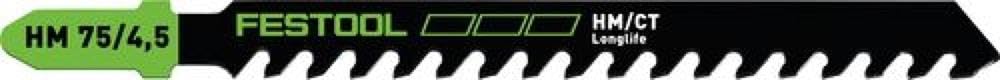 Festool 204343 Jigsaw Blade, 4.5 mm Tooth Pitch, 75 mm Tooth Length