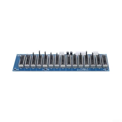 Placa Ecualizadora de 5, 10 o 15 Bandas con Fuente Dual Regulada ±5V para Proyectos DIY de Audio en Escenario, Azul (10 Bandas) miniatura 5