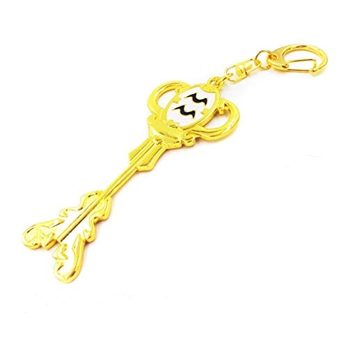 vlandho Anime Fairy Tail Cosplay Lucy Celestial Sternzeichen Geist Tor Schlüsselanhänger Anhänger Konstellation Schlüsselbund Schlüsselringu00a0u00a0u00a0Wassermann