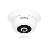 Q-camera CáMara De Seguridad 1080P Tvi/Cvi/Ahd/Cvbs 1/2.9" Sensor De 1,8 mm Lente Audio Incorporado Gran Angular De Ojo De Pez CáMara De Vigilancia De VisióN Nocturna por Infrarrojos para Interiores