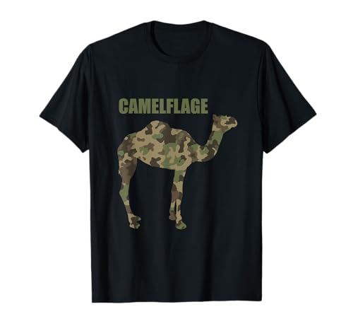 Camel Dromedary Dessert Animal - Camel Camelflage T-Shirt