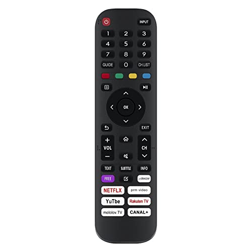 AULCMEET EN2AP30H Replaced Remote Control Fit for Hisense FULL HD Smart TV 32A4HG 32A4EGCH 32A4CGTUK 40A4BG 40A4CG 40A4DG 32A4BG 32A4CG 32A4DG 32A4EG 32A4FG 32A4GG 40A4DGCH 40A4EG 40A4FG 40A4HG - Image 2