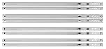 Dihl 4X Pairs 374mm x 17mm Drawer Runners, Heavy Duty Groove Ball Bearing Extension, Zinc Plated Cold Rolled Steel, Set of 8 Runners for Desks, Cabinets, Drawers