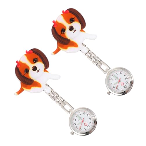 Ipetboom 2piezas Reloj De Bolsillo Forma De Perrito Divertido Relojes De Pecho Adorables Reloj Colgante De Dibujos Animados para Coleccionistas para De Cumpleaños Ipetboom 2piezas Reloj De Bolsillo Forma De Perrito Divertido Relojes De Pecho Adorables Reloj Colgante De Dibujos Animados para Coleccionistas para De Cumpleaños