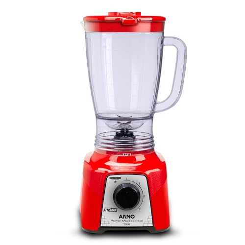 Liquidificador Arno Power Mix 700W LQ18, Vermelho, Jarra de 2,4L,...