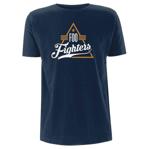 Rock Off officially licensed products Foo Fighters Triangle T Shirt XL Navy