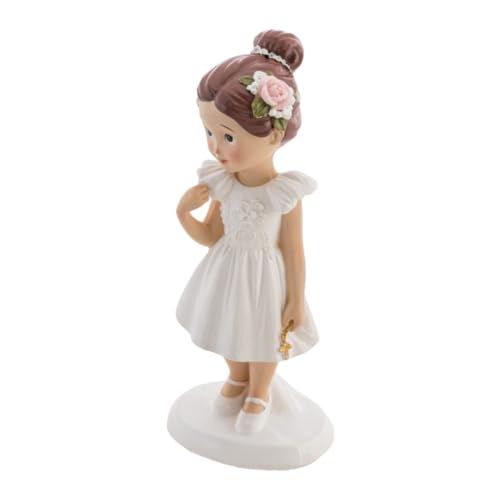 Chaks - Figurine RÉSINE COMMUNIANTE Chignon Croix 15.5CM