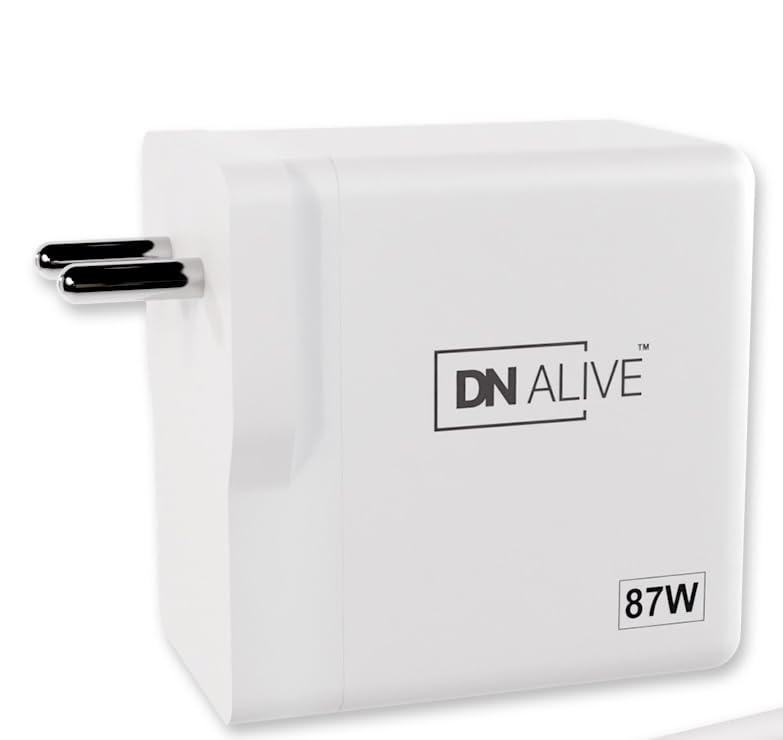 Dn Alive Charger Plug-87W Power Adapter Compatible with USB-C Galaxy[ A ] Series and [M] Series, [F] Searies / s24Ultra/ s24+/ Galaxy Xcover7 Universal Compatibility Tab/iPhone/Android
