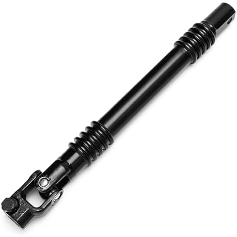 X4XZ 425-131 Lower Steering Shaft w/U-Joint Compatible with 2001-2010 Chevy Silverado 1500 2500 3500/2001-2010 GMC Sierra 1500 2500 3500 HD Replace 425-186 25958108 15772436 Cover