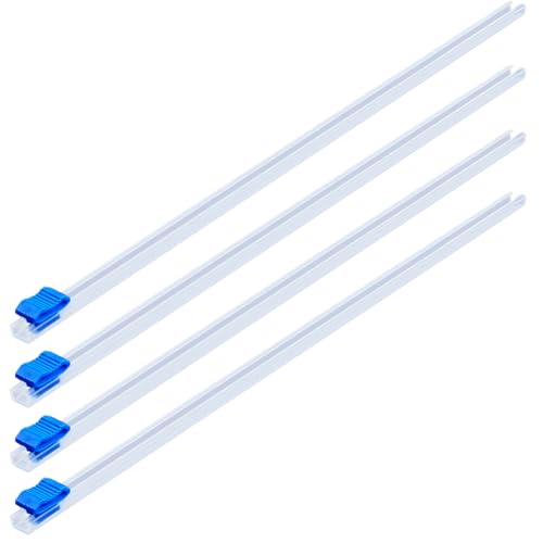 CRASPIRE Cortador Deslizante de Plástico de 12.(0) in Autoadhesivo Reutilizable Dispensador de Película Adhesiva Cortadores Deslizantes de Repuesto de Dos Vías para el Hogar Cocina Envoltorios