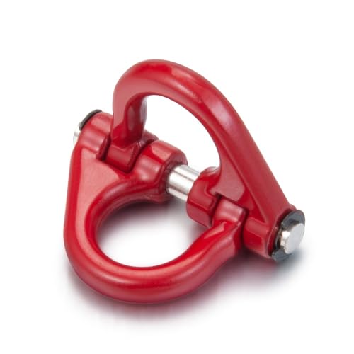 Metal Tow Hook Recovery Shackle Winch Pulley Ring Buckle for Traxxas TRX4 D90 Axial SCX10 Wraith 1/10 RC Crawler Car(E)