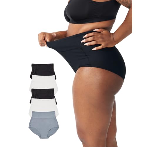 Image of Bodily The All-In Panty, Maternity, Postpartum & C-Section Underwear, High Waisted, Soft, Stretchy for Pregnancy - 3pk