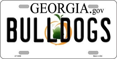 Smart Blonde Georgia Bulldogs Novelty Metal License Plate LP-12059