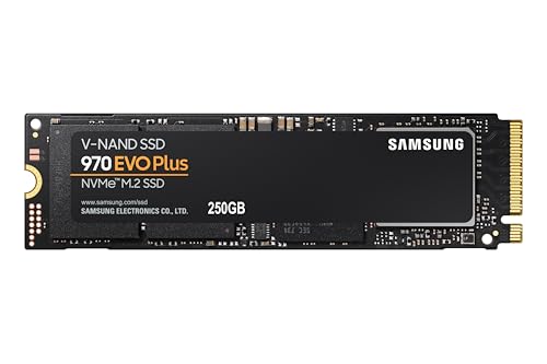 Samsung 970 EVO Plus 250 GB PCIe NVMe M.2 (2280) Internal Solid State Drive (SSD) (MZ-V7S250)