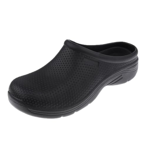 vreplrse Zapatos de Trabajo Ligeros, cómodos y Antideslizantes con excelente Soporte para el Antimicrobianos, adecuados para diversas situaciones laborales. Zuecos de Antideslizantes.