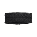 THE NORTH FACE レディース Oh Mega ヘッドバンド | 冬用イヤーウォーマー ソフトケーブルニットテクスチャ&フリースライニング, ブラック(Tnf Black), 1 Count (Pack of 1)