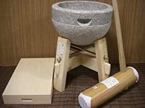 Amazon | 餅つき道具 三升用臼 木台・杵L・餅箱セット(teto156