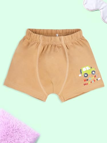 Image of KiddoPanti Boys Boxer Shorts Pack of 3 | Soft Cotton-Lycra Blend | Comfortable Fit with Bio Wash for All-Day Comfort | Kids Briefs