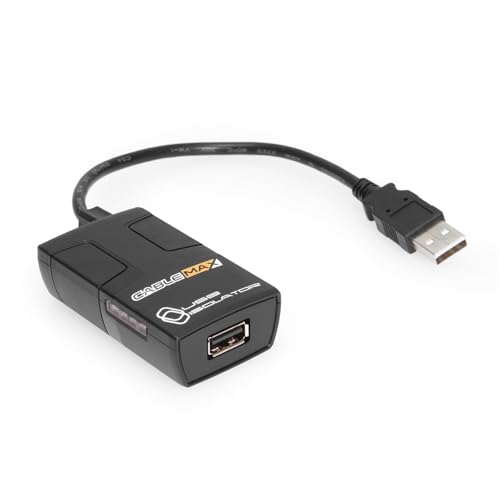 Cablemax 2.0 USB Isolator - High-Speed 480Mbps Data Transfer 5000V Galvanic Isolation Ground Loop Eliminator Surge Protector for Audio Interfaces Medical and Industrial Applications
