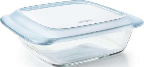 OXO Good Grips Freezer-to-Oven Safe 8 x 8-Inch Glass Baking Dish with Lid - image 1