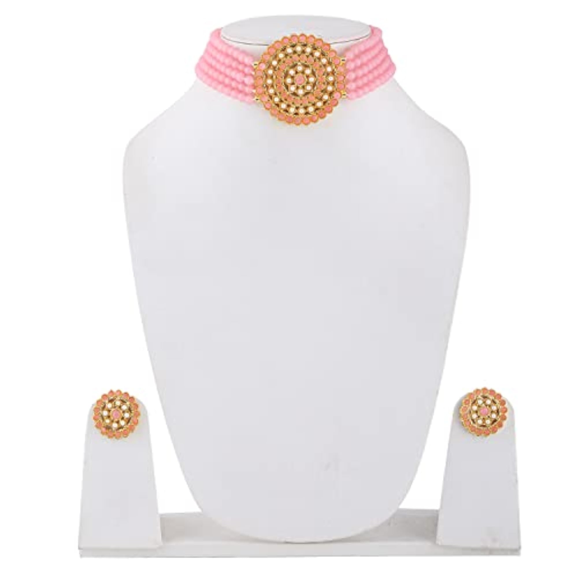 Choker Traditional Pearl Necklace Set