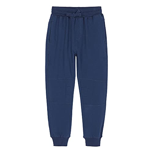 Hiddenvalor Boys Active Soft Terry Jogger Sweatpants With Pockets (4-20 Years) (Blue, X-Large) #TOP22