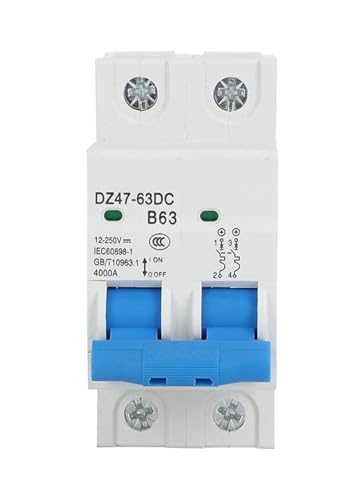 Disyuntor de CC 1P 16A para proteger circuitos de bicicletas eléctricas de 24V a 72V