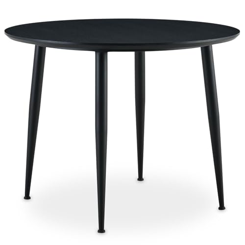 Table ronde 100 cm IDIMEX Nevers pour optimiser l'espace des petites salles à manger