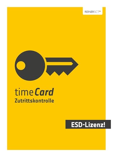 REINER SCT timeCard (v. 10) – Lizenz-Abonnement (1 Jahr) – 100 Mitarbeiter