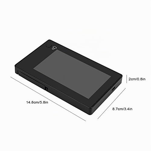 Sonnette de Porte Vidéo Intelligent, 4.3" TFT Moniteur Numérique 140° Grand Angle Vision + 2 MP Judas de Surveillance Caméra de Sécurité pour la Maison