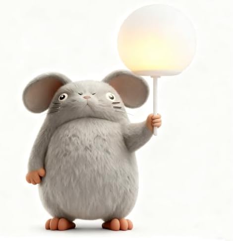 Totoro LED Night Light Umbrella for Kids, USB Charging Character ...