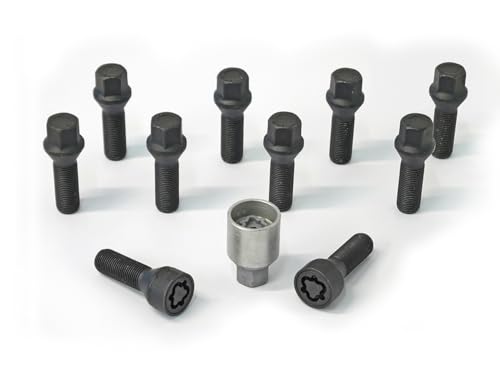 Tornillos Antirrobo M14x1.50 con Asiento Cónico y Longitud de 50mm para Llantas de Coche