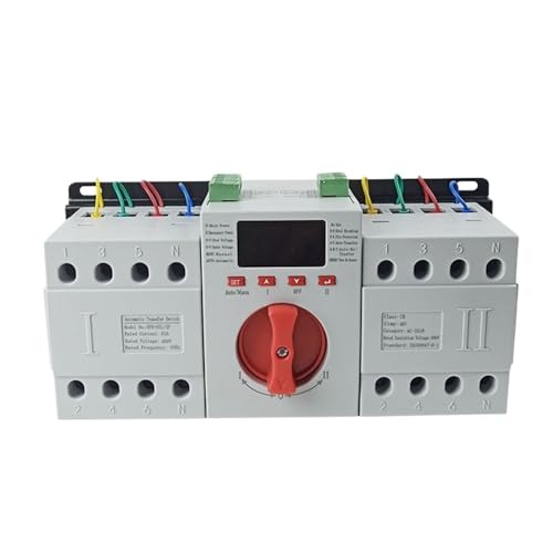 Commutateur de transfert automatique ATS triphasé inverseur source de secours manuel 25A