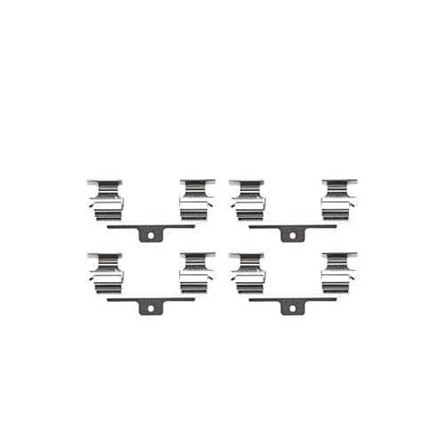 Image of Detroit Axle - Front Brake Pads for Acura MDX INFINITI Q45 QX4 Nissan Pathfinder Quest X-Trail, Ceramic Brake Pads w /Hardware Replacement
