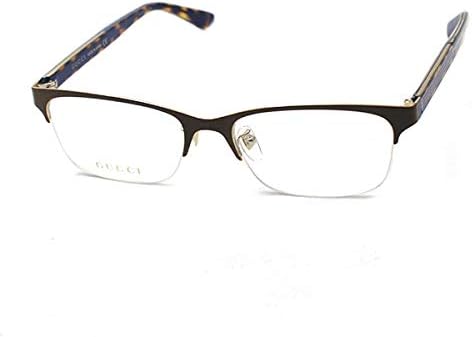 Amazon グッチ メガネ 正規販売店 Gucci Gg0387oj 002 ハーフリム ファッション眼鏡 通販