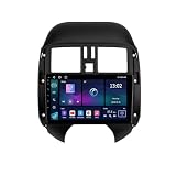 Android 15 Touch screen Radio per Nissan Sunny Versa C 17 2012-2014 9 Pollici Car Stereo Lettore con BT SWC FM AM RDS DSP GPS AHD 4G WIFI Mirror link Ventola di raffreddamento(8+256G)
